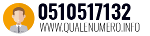 Numero di telefono 0510517132 0510517132