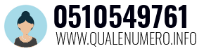 Numero di telefono 0510549761 0510549761