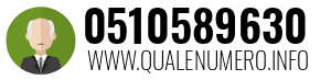 Numero di telefono 0510589630 0510589630