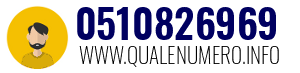 Numero di telefono 0510826969 0510826969