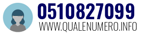 Numero di telefono 0510827099 0510827099