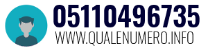 Numero di telefono 05110496735 05110496735