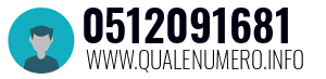 Numero di telefono 0512091681 0512091681