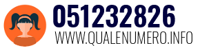 Numero di telefono 051232826 051232826