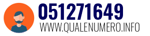 Numero di telefono 051271649 051271649