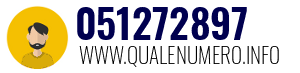 Numero di telefono 051272897 051272897