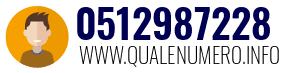Numero di telefono 0512987228 0512987228