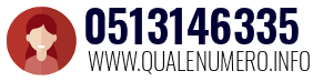 Numero di telefono 0513146335 0513146335