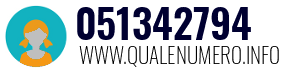 Numero di telefono 051342794 051342794