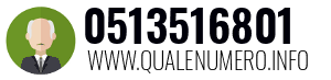 Numero di telefono 0513516801 0513516801