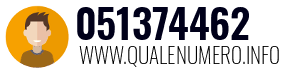 Numero di telefono 051374462 051374462