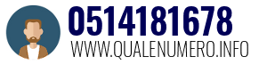 Numero di telefono 0514181678 0514181678