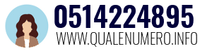 Numero di telefono 0514224895 0514224895