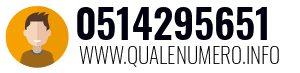Numero di telefono 0514295651 0514295651