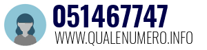 Numero di telefono 051467747 051467747