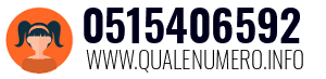 Numero di telefono 0515406592 0515406592