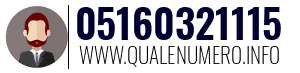 Numero di telefono 05160321115 05160321115