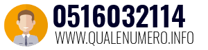 Numero di telefono 0516032114 0516032114