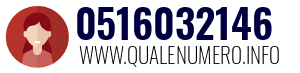 Numero di telefono 0516032146 0516032146