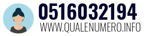 Numero di telefono 0516032194 0516032194