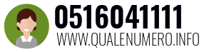Numero di telefono 0516041111 0516041111