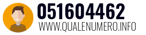 Numero di telefono 051604462 051604462