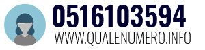 Numero di telefono 0516103594 0516103594