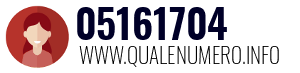 Numero di telefono 05161704 05161704