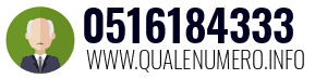 Numero di telefono 0516184333 0516184333