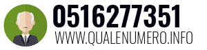 Numero di telefono 0516277351 0516277351