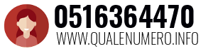 Numero di telefono 0516364470 0516364470