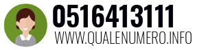 Numero di telefono 0516413111 0516413111