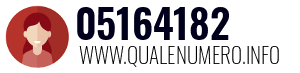 Numero di telefono 05164182 05164182