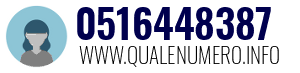 Numero di telefono 0516448387 0516448387