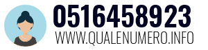 Numero di telefono 0516458923 0516458923