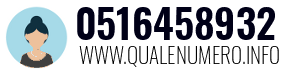 Numero di telefono 0516458932 0516458932