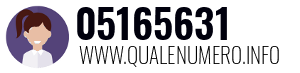 Numero di telefono 05165631 05165631