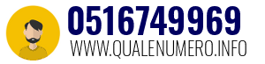 Numero di telefono 0516749969 0516749969