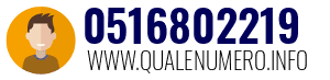 Numero di telefono 0516802219 0516802219