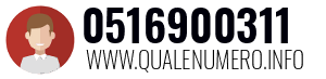 Numero di telefono 0516900311 0516900311