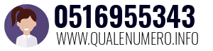 Numero di telefono 0516955343 0516955343