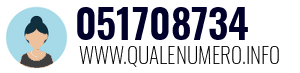 Numero di telefono 051708734 051708734