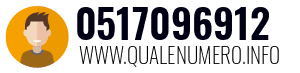 Numero di telefono 0517096912 0517096912