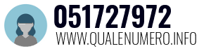 Numero di telefono 051727972 051727972