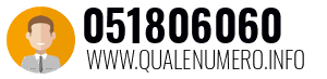 Numero di telefono 051806060 051806060