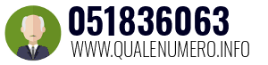 Numero di telefono 051836063 051836063