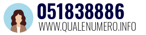Numero di telefono 051838886 051838886