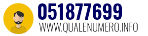 Numero di telefono 051877699 051877699