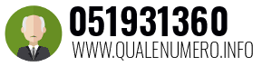 Numero di telefono 051931360 051931360