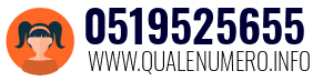 Numero di telefono 0519525655 0519525655